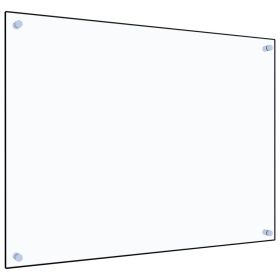 Kitchen Backsplash Transparent 31.5"x23.6" Tempered Glass